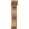 Ekena Millwork Funston Slat Rough Sawn Bracket w/ Offset Brace, Western Red Cedar, 8"W x 28"D x 40"H BKT0806X28X40FST06RWR - alternate 3